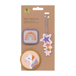 Anhänger & Patches - Schul Set Unique, Unicorn