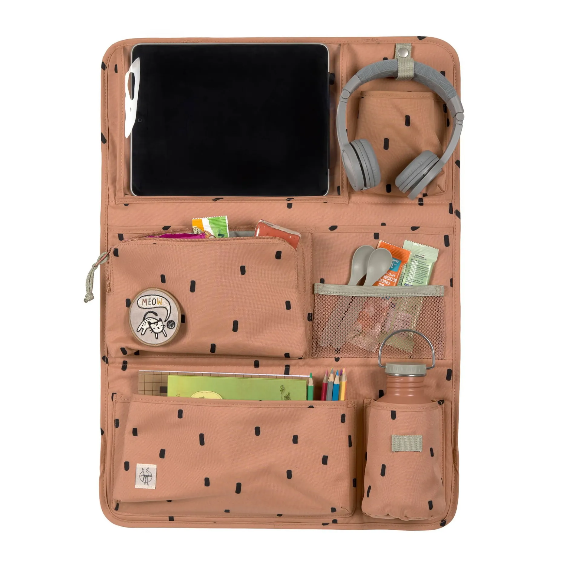 Auto Organizer Kinder - Happy Prints, Karamell