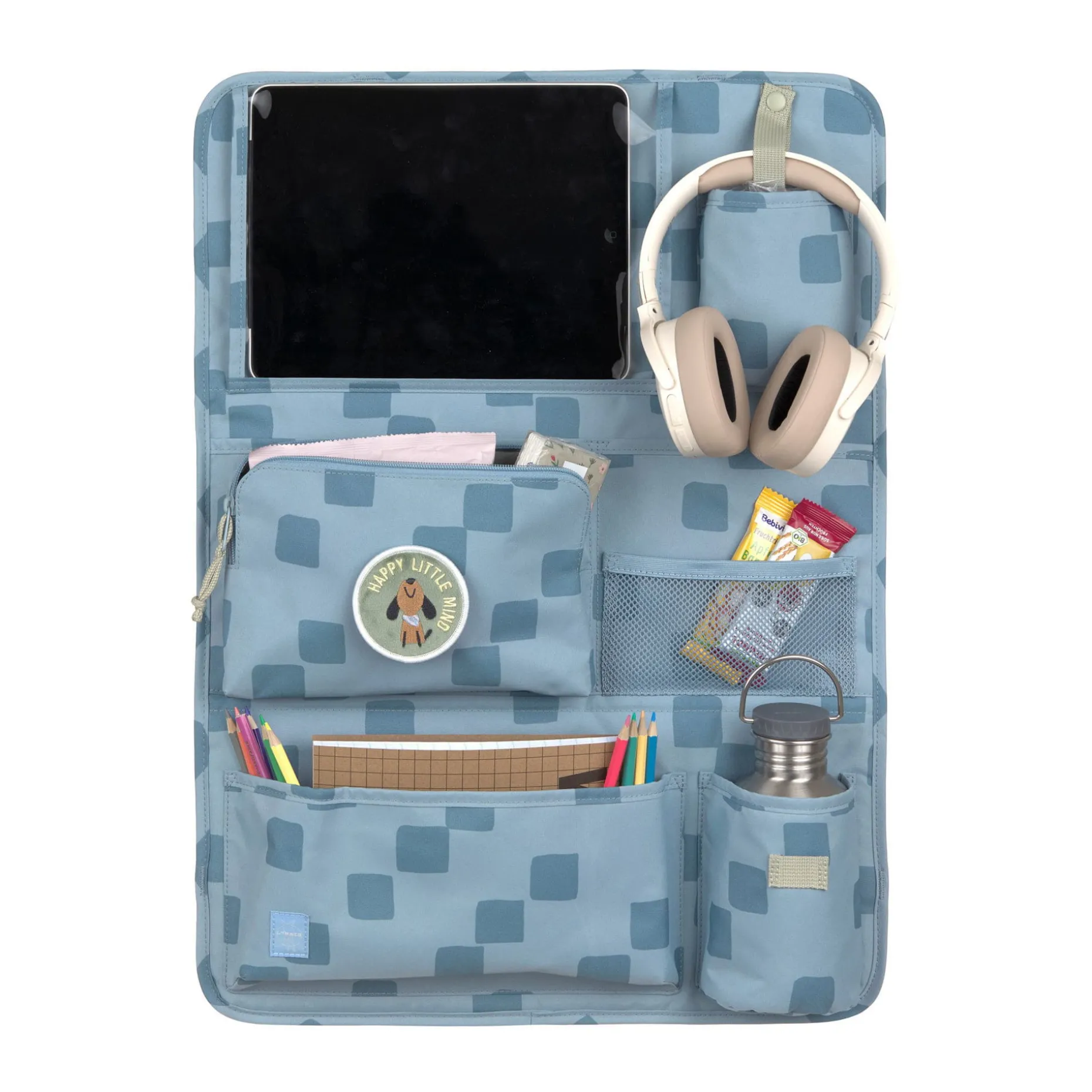 Auto Organizer Kinder - Pattern Party, Blau