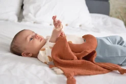 Baby Body kurzarm - Bio Baumwolle, Punkte, Weiß