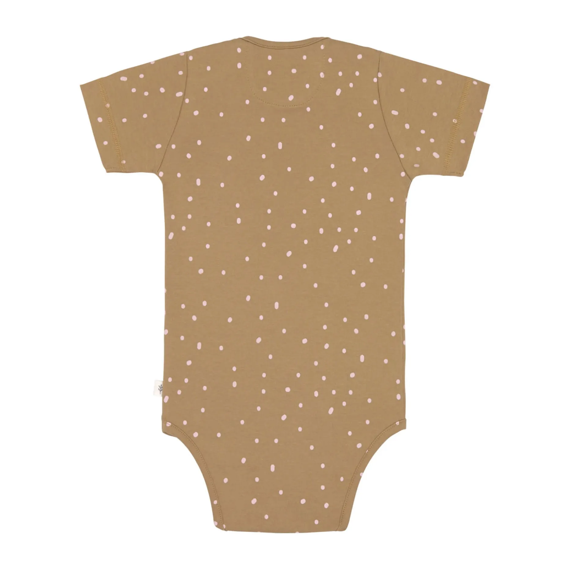 Baby Body kurzarm - Bio Baumwolle, Punkte, Gelb