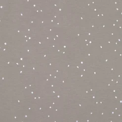 Baby Body kurzarm - Bio Baumwolle, Punkte, Taupe