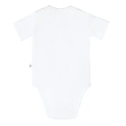 Baby Body Kurzarm - gerippt, Milky