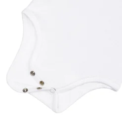 Baby Body Kurzarm - gerippt, Milky