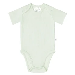 Baby Body Kurzarm - gerippt, Mint