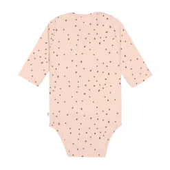 Baby Body langarm - Bio Baumwolle, Rosa