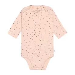 Baby Body langarm - Bio Baumwolle, Rosa