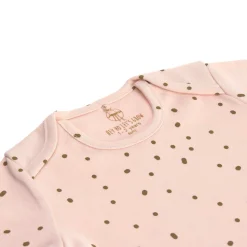 Baby Body langarm - Bio Baumwolle, Rosa