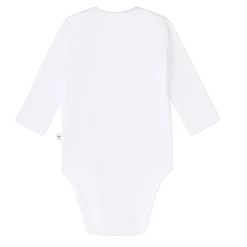 Baby Body Langarm - gerippt, Milky