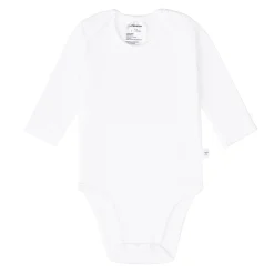 Baby Body Langarm - gerippt, Milky