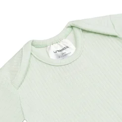 Baby Body Langarm - gerippt, Mint