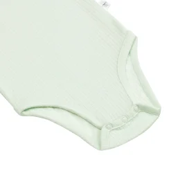 Baby Body Langarm - gerippt, Mint