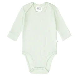 Baby Body Langarm - gerippt, Mint