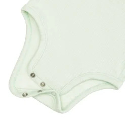 Baby Body Langarm - gerippt, Mint