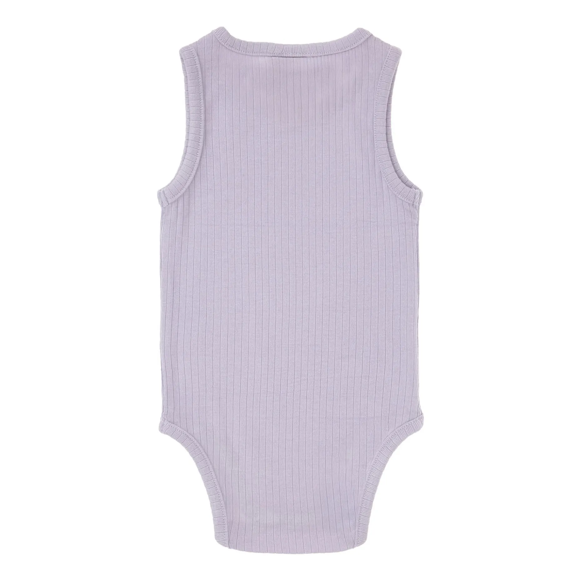 Baby Body - Ärmellos gerippt, Pastell Lila