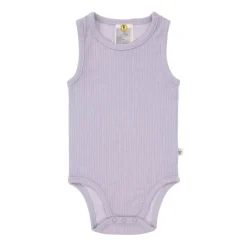 Baby Body - Ärmellos gerippt, Pastell Lila