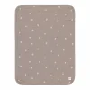 Babydecke - Bio Baumwolle, Blocks Taupe, Grau