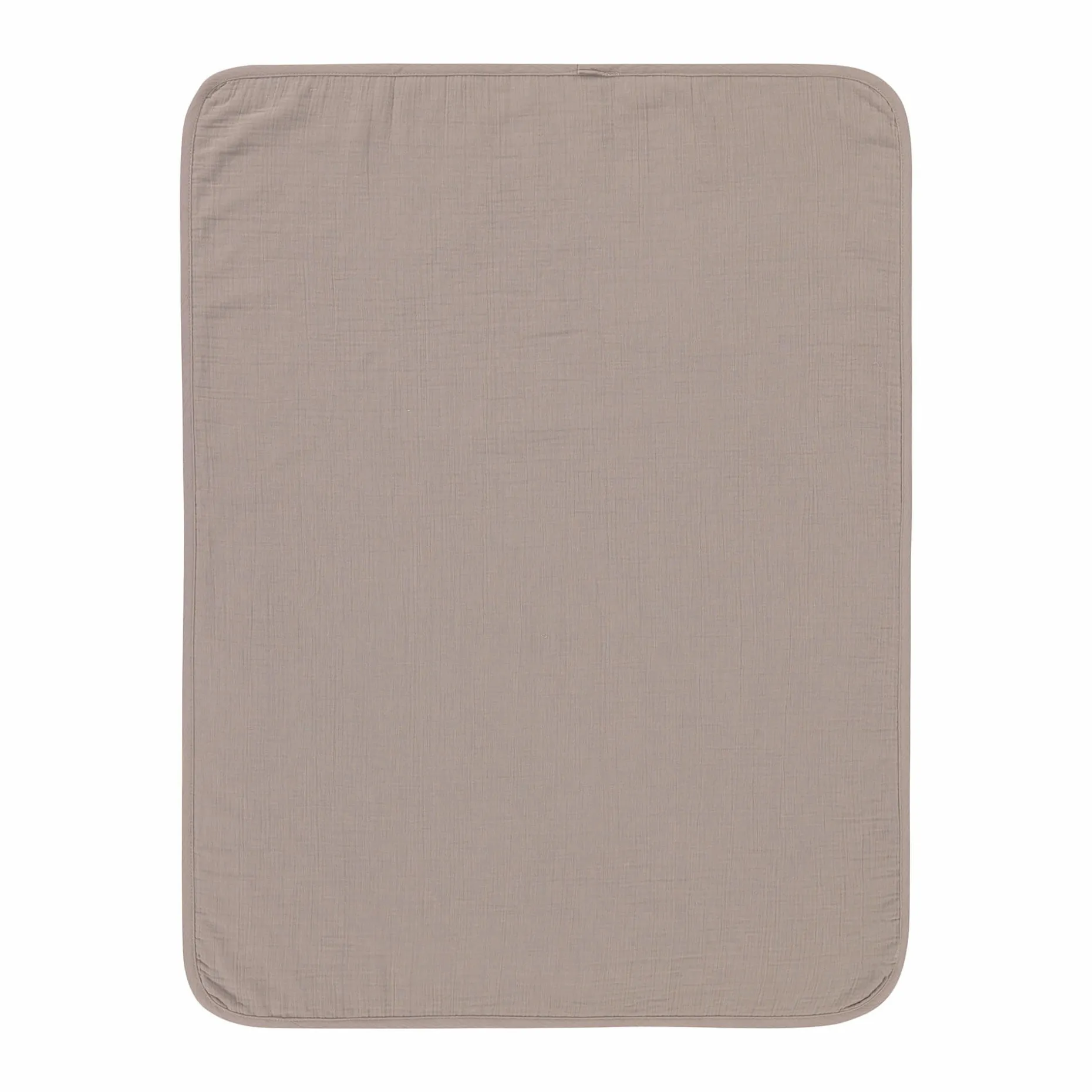 Babydecke - Bio Baumwolle, Blocks Taupe, Grau
