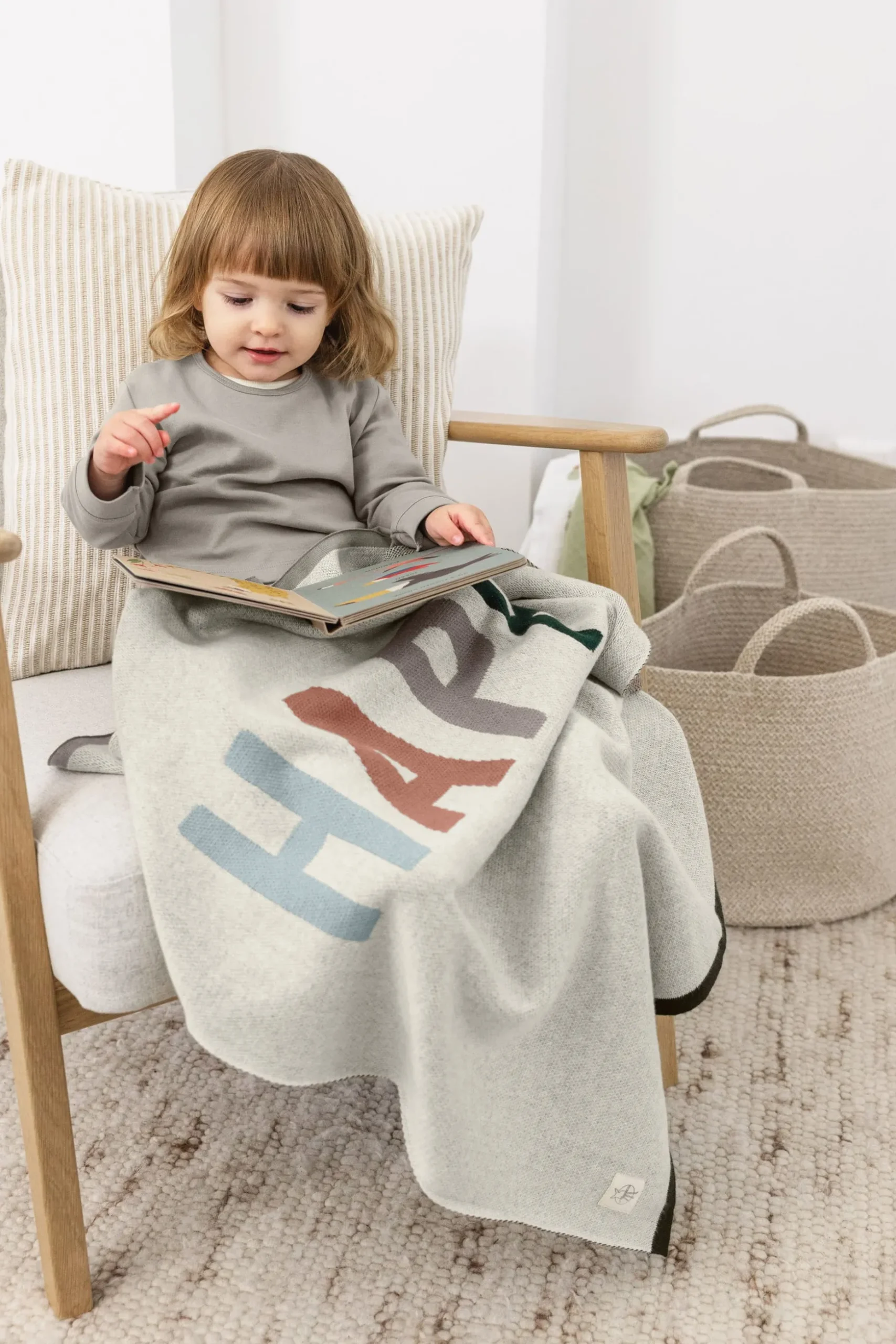 Babydecke - Bio Baumwolle, Happy Nature