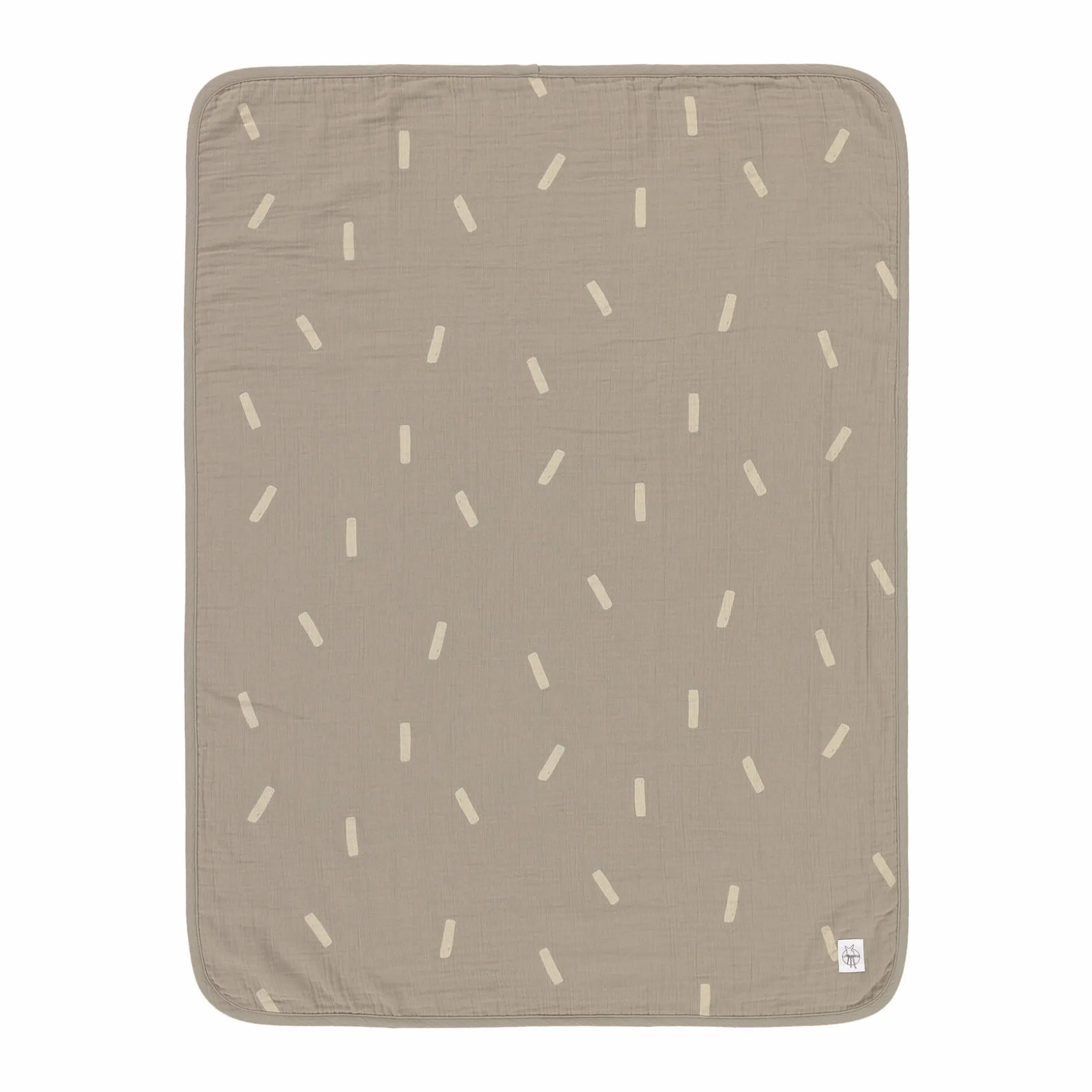 Babydecke - Bio Baumwolle, Speckles Olive