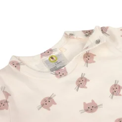 Baby Jumpsuit - Bio Baumwolle, Katze