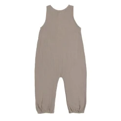 Baby Jumpsuit - Bio Baumwolle, Taupe, Grau