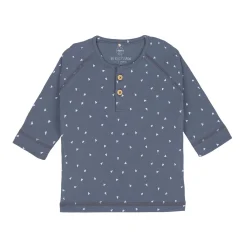 Baby Langarmshirt - Bio Baumwolle, Triangle, Blau
