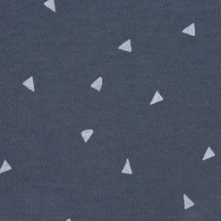 Baby Langarmshirt - Bio Baumwolle, Triangle, Blau