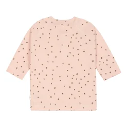 Baby Langarmshirt - Bio Baumwolle, Dots, Powder Pink