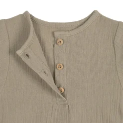Baby Langarmshirt - Bio Baumwolle, Oliv