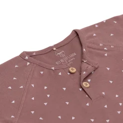 Baby Langarmshirt - Bio Baumwolle, Triangle, Cinnamon