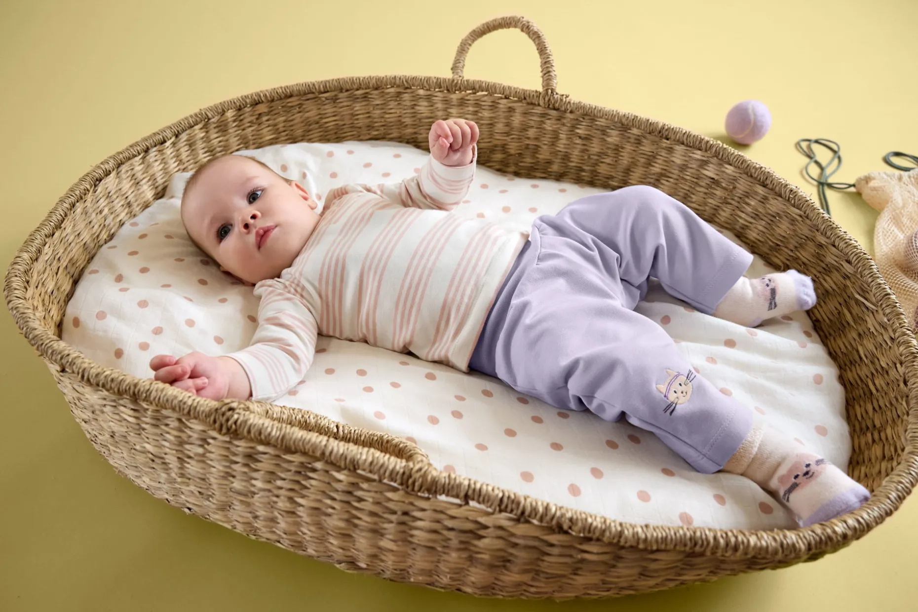 Baby Langarm Shirt - Bio Baumwolle, Beige