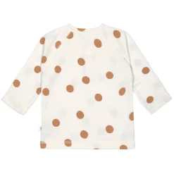 Baby Langarmshirts - Bio Baumwolle, Big Dots, Beige