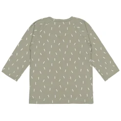 Baby Langarmshirts - Bio Baumwolle, Speckles Oliv