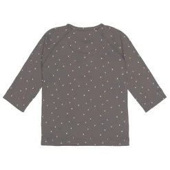 Baby Langarmshirts - Bio Baumwolle, Spots, Anthrazit