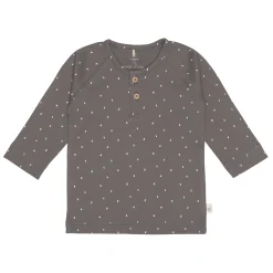 Baby Langarmshirts - Bio Baumwolle, Spots, Anthrazit