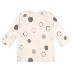 Baby Langarmshirts - Bio Baumwolle, Circles, Weiß