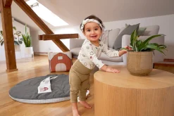 Baby Langarmshirts - Bio Baumwolle, Circles, Weiß