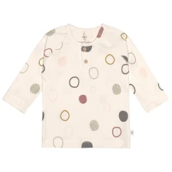 Baby Langarmshirts - Bio Baumwolle, Circles, Weiß