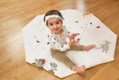 Baby Langarmshirts - Bio Baumwolle, Circles, Weiß