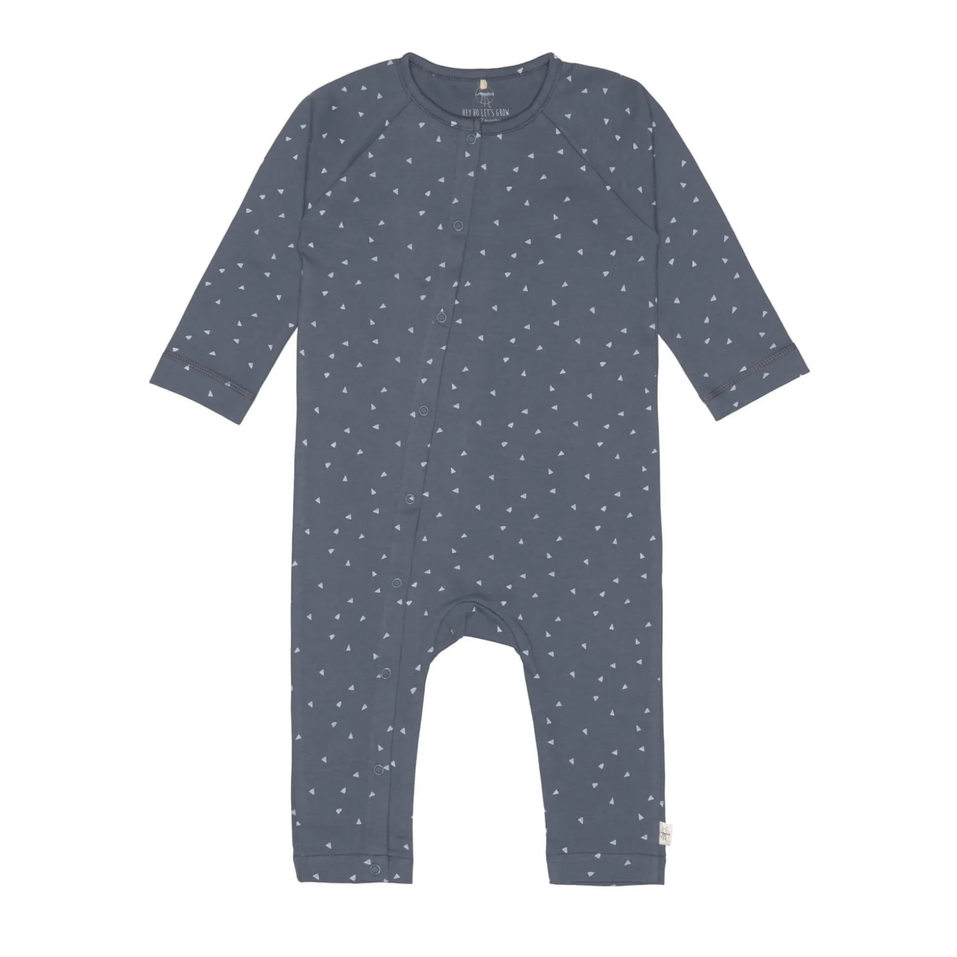 Baby Schlafanzug - Bio Baumwolle, Triangle, Blau