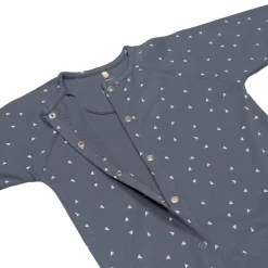 Baby Schlafanzug - Bio Baumwolle, Triangle, Blau