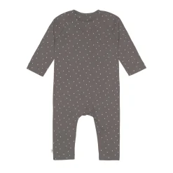Baby Schlafanzug - Bio Baumwolle, Spots, Anthrazit