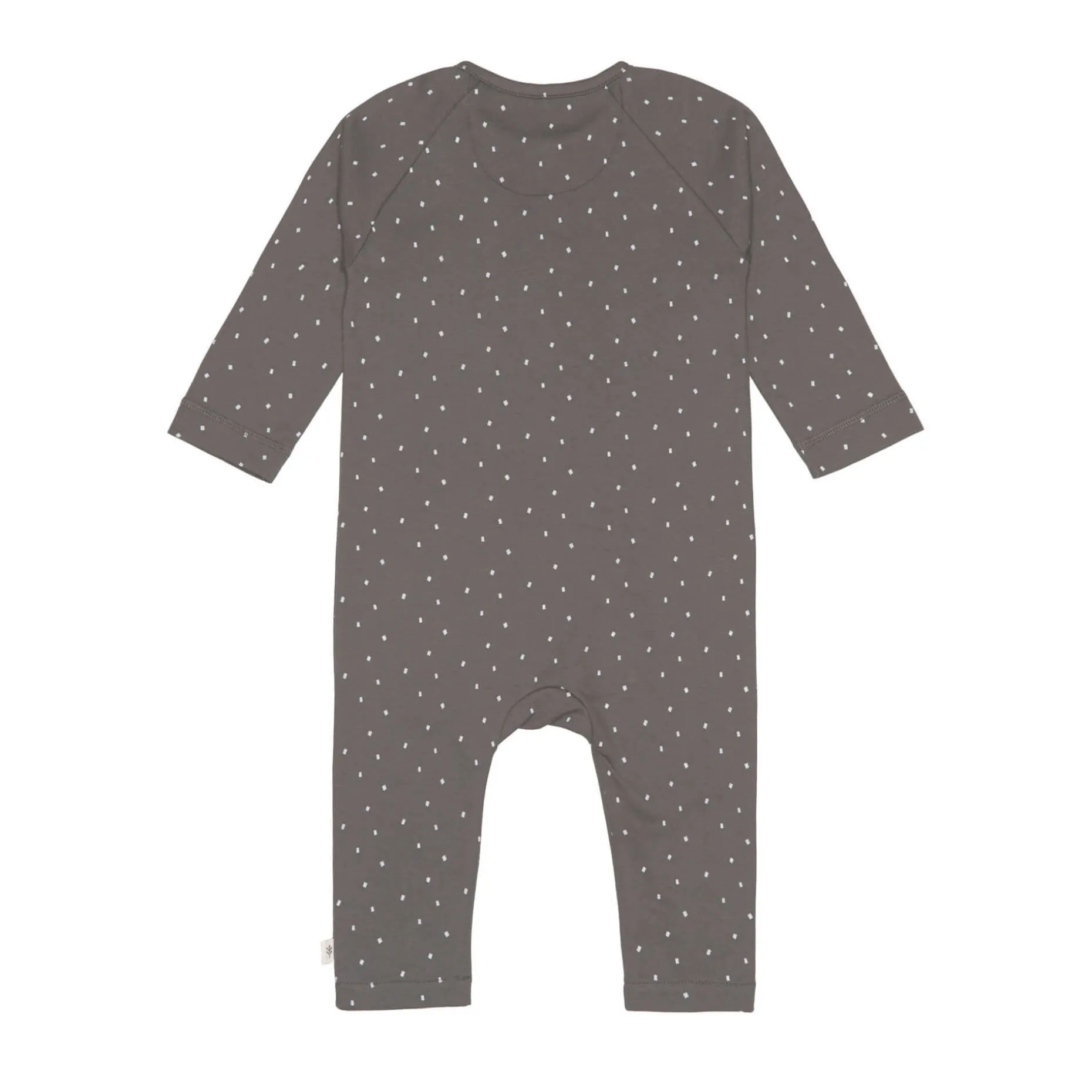 Baby Schlafanzug - Bio Baumwolle, Spots, Anthrazit