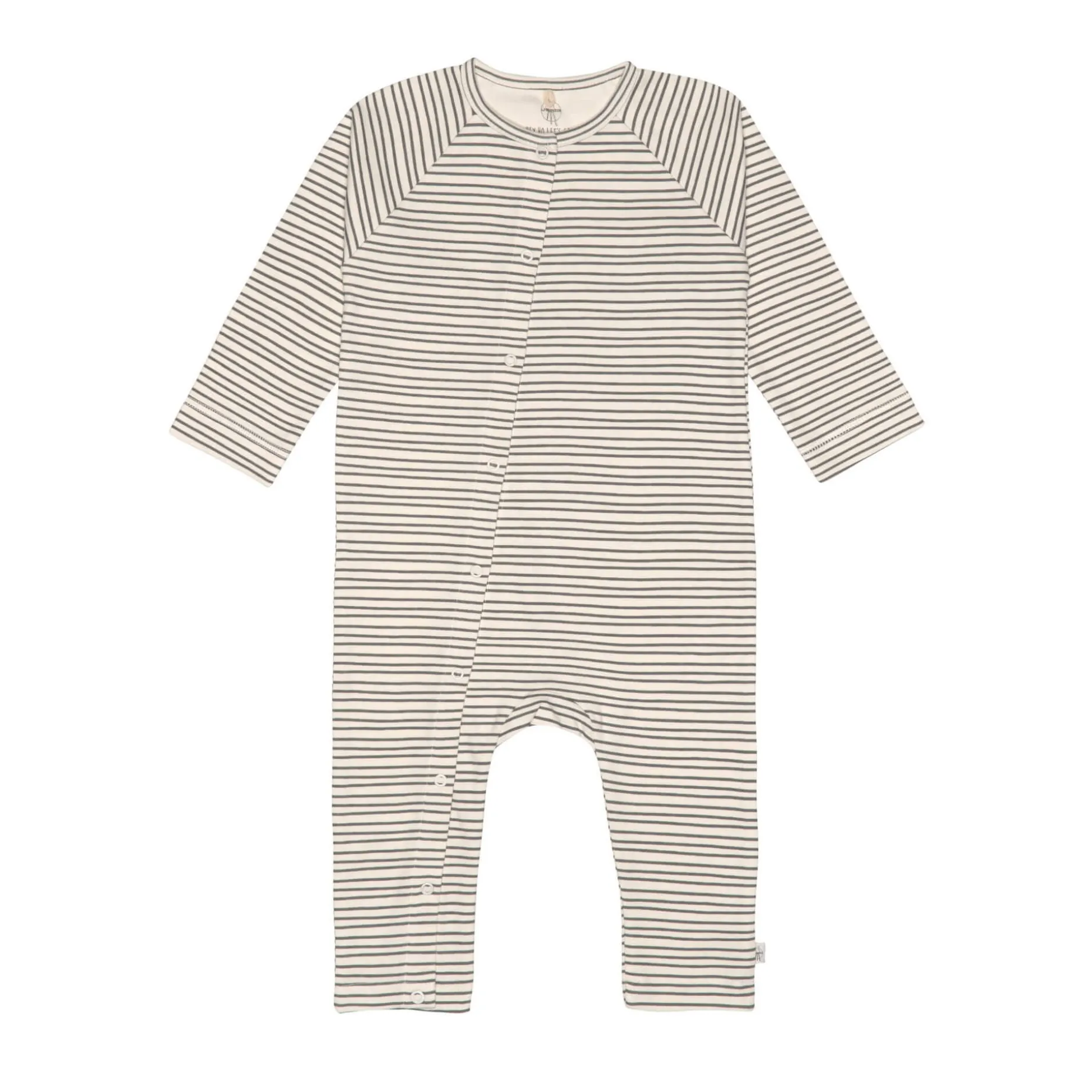 Baby Schlafanzug - Bio Baumwolle, Striped, Grau
