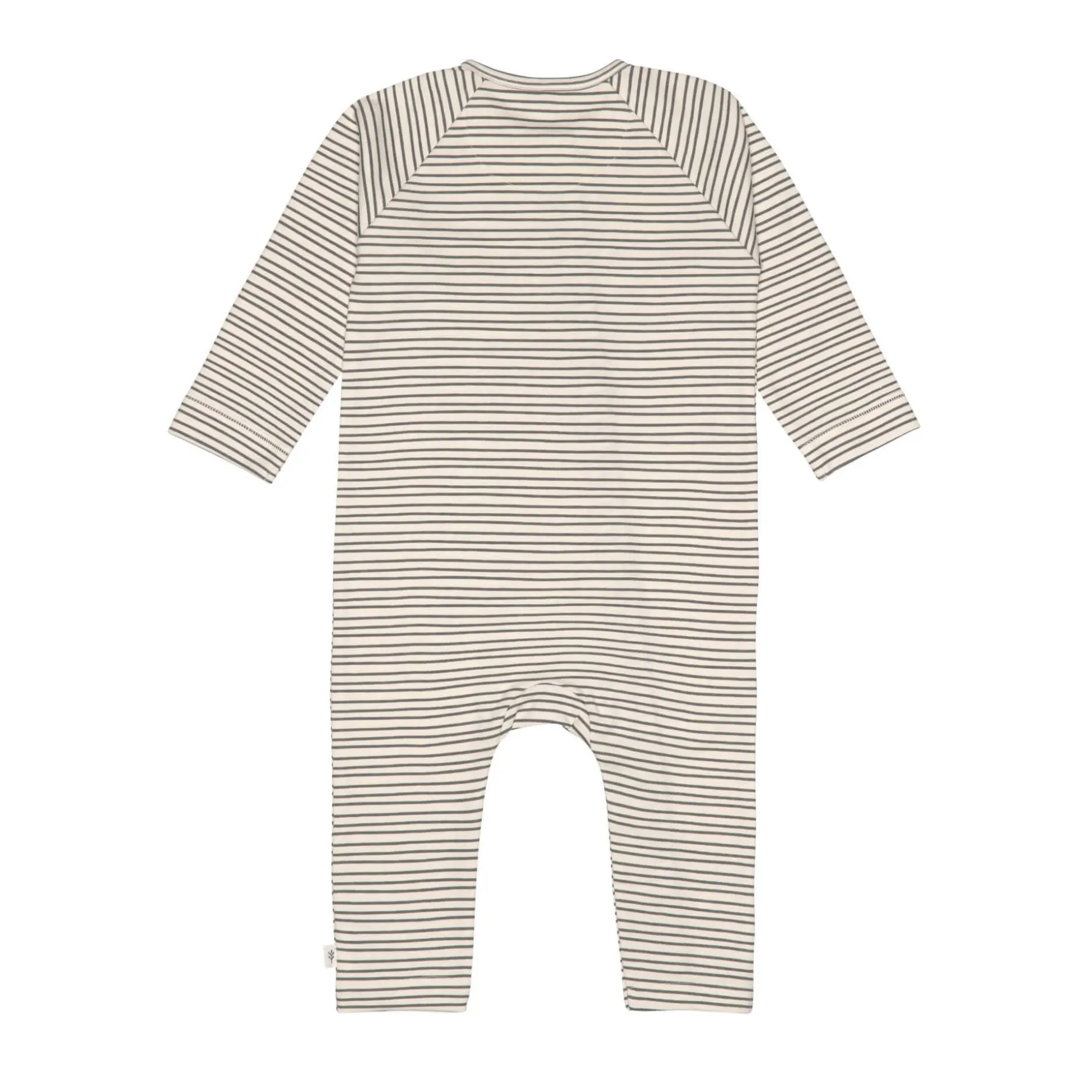 Baby Schlafanzug - Bio Baumwolle, Striped, Grau