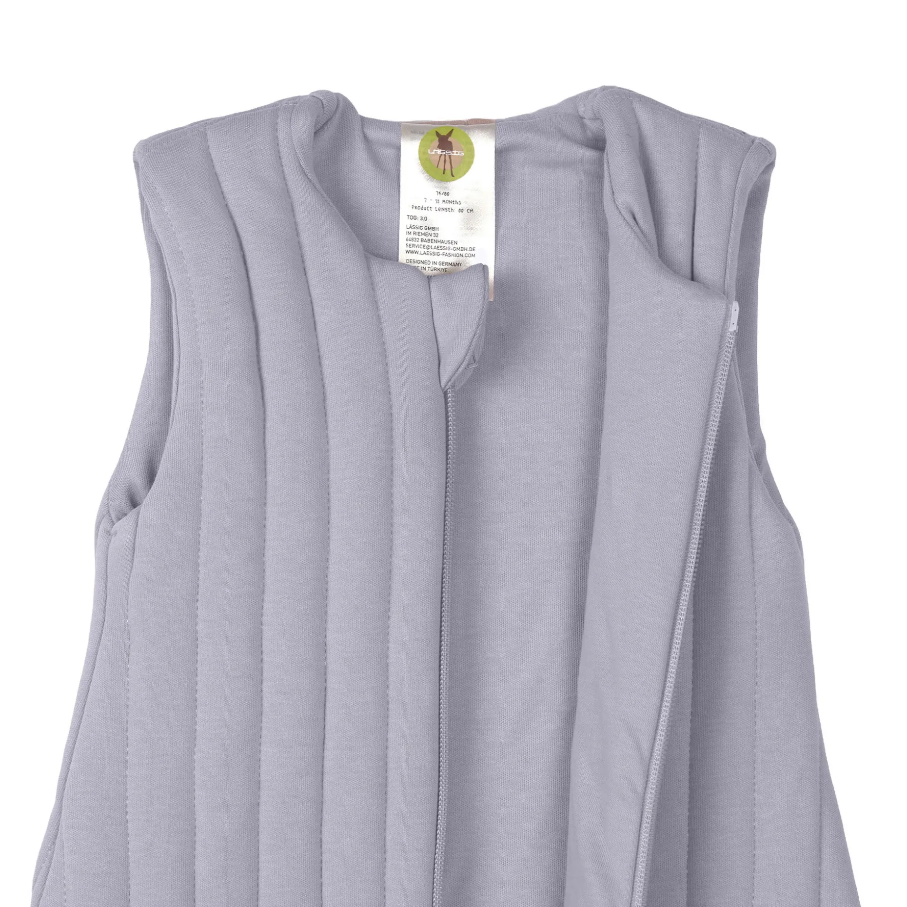 Baby Schlafsack 3 TOG - Bio Baumwolle, Pastell Lila