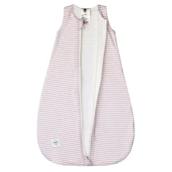 Baby Schlafsack 0,5 TOG - Gestreift, Lila Milky