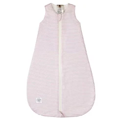 Baby Schlafsack 0,5 TOG - Gestreift, Lila Milky