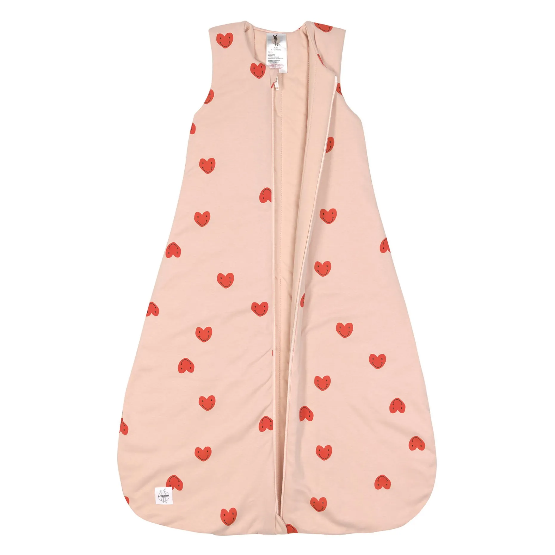 Babyschlafsack 2,5 TOG - Herz, Rosa